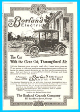 Borland Electric antique motorcar vehicle car 1913 automobile carriage mansion picture