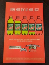 2005 MOUNTAIN DEW Xbox 360 Contest Every 10 Minutes soda art ~ Print Ad/Ad Page picture