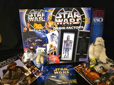 VINTAGE STAR WARS PUZZLE,DROID FACTORY,PRESTO MAGIX, MICRO M,SCRAPBOOK,STORYBOOK picture