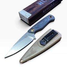Benchmade Dacian 203 Blue Denim Micarta CPM-MagnaCut Stonewash Fixed Blade picture