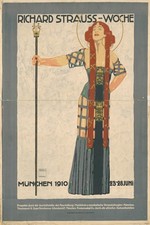 🎶 Richard Strauss-Woche (1910) Poster - Art Nouveau 16x24” - Early 20th picture