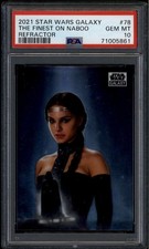 2021 Topps Chrome Star Wars Galaxy Refractor 78 The Finest on Naboo PSA 10 GEM picture