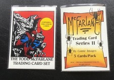 GET BOTH 1989 AND 1990 MARVEL TODD McFARLANE  HEADER CARDS picture