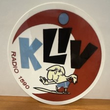 KLIV 1590 Am Radio San Jose, CA Decal “Norman” Surfer Santa Cruz Beach Boardwalk picture