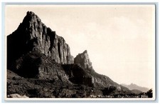 c1920's The Watchman Mountain Zion National Park UT RPPC Photo Postcard picture