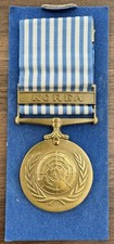 UN United Nations Service Medal Ribbon Korea 1950-1954 Military Award  picture