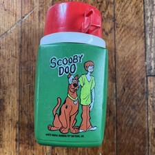 Vintage Scooby Doo  Plastic Thermos Bottle  1973 King Seeley Hanna Barbera 8oz picture