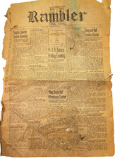1937 South Gate California High School RAMBLER Newspaper Oct.13, 1937 picture