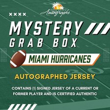 Mystery Grab Box - Miami Hurricanes NCAA Autographed Jersey picture