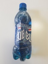 PEPSI BLUE 2002 BERRY COLA FUSION Sealed Never Opened 20 oz Plastic Bottle NOS picture