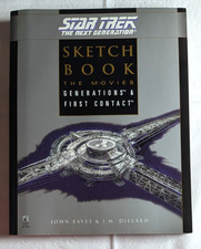 Star Trek The Next Generation Sketch Book The Movies Generations & First Contact picture