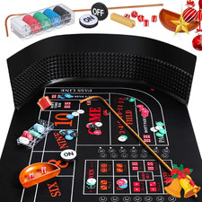 Craps Tabletop Game Set with 35 * 70