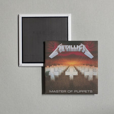 Metallica - Master of Puppets (Remastered Delux Album Cover Locker Fridge Magnet picture