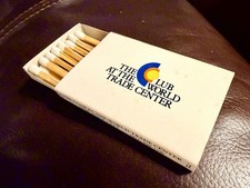 The Club At The World Trade Center, New York City, Historic Matchbox 9-11 picture