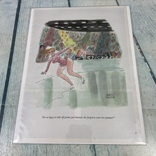 2008 Sexy Adult Cartoon Ice Skating Print Ad/Poster Pinup Art Magazine Page picture