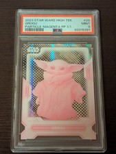 2023 Topps Star Wars High-Tek Particle-Magenta PP #20 GROGU #’d 1/1 PSA 9 Mint picture