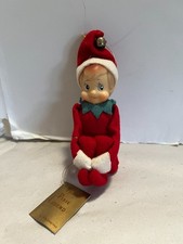 Vintage Inarco 1967 Japan Red Burlap Knee Hugger Pixie The Pixie Legend w Tags picture