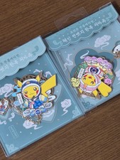 Pokemon Hanbok Pikachu Enamel Pins Set Official New Rare Korea Exclusive picture