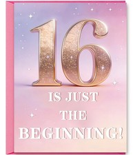 OJsensai Sweet 16th Birthday Card Gifts for Girl,Happy 16 Year Old Birthday D... picture