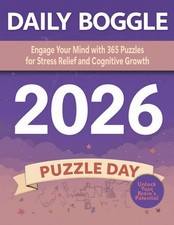 DAILY BOGGLE 2026 PUZZLE A DAY: The Ultimate Boggle Puzzle Book for Every Day of picture