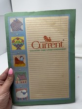 Vintage Current Country Fare Lined Stationery Envelopes Lined Paper Farm Themed picture
