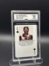 Snoop Dogg “Starz Behind Bars” Playing Card 2003 Gem Mint 10 picture