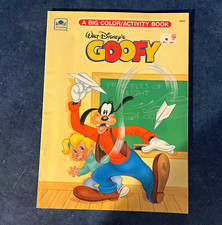 Golden Walt Disney's Goofy Big Color/Activity Book Paperback picture
