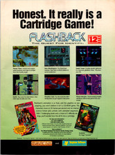 Flashback The Quest For Identity 1993 Sega Genesis Vintage Magazine Ad picture