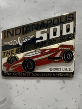 Indy 500 IndyCar Lapel Hat Pin Indianapolis Motor Speedway Exclusive 2003 87th picture