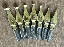 Hunt Speedball D Oval Nib Set 00 0 1 2 3 4 5 Lot Of 7 Calligraphy Tips picture