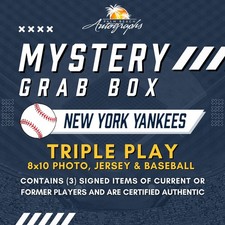 Mystery Grab Box - New York Yankees MLB Autographed Triple Play picture