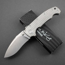 NEW Demko MG AD20 Kopis V2 CPM-3V Blade, Textured Titanium Handles #35 picture