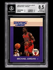 1988 Kenner Starting Lineup Michael Jordan #40 BGS 8.5 NM-MT+ Chicago Bulls picture