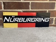 Nurburgring racing garage sign BMW Porsche mercedes baked picture