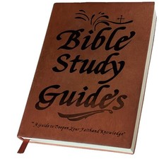 ZAZKHC Bible Study Guide 66-Page Daily Devotional brown picture