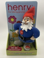 Two's Company HENRY the Talking Gnome Voice Recorder Plush Doll in box picture