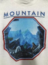 Vtg 1985 Mountain Band Tour Cotton White Full Size Men Women Shirt picture
