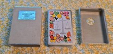 Vtg Congress Brand Candy Shoppe Single  Deck Playing Cards Silver Edges Complete picture