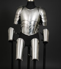 Men's Medieval Knight Steel Armor Set: Men's Cuirass & Pauldrons, LARP, Cosplay picture