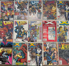 Cable X-Force X-Factor Lot of 12 Phalanx Covenant Foil Mystique Legion Quest 90s picture