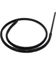 70”Long Silicone Washable  Hookah Hose With Anodized Aluminum Handle picture