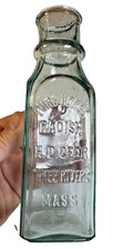 Antique PURE HORSERADISH Horse Radish Bottle GEER Three Rivers Massachusetts MA picture