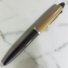 Sailor Custom Buffet Fountain Pen Fude de Mannen Mustard Yellow picture