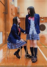 Akari Kito & Miku Ito Adachi & Shimamura A4 Clear File Japan picture