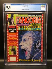 Fangoria Magazine #110 3/92 - Hellraiser Ill: Hell on Earth - Pinhead - CGC 9.4 picture