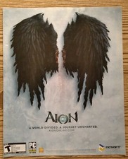 Aion MMORPG Video Game Promo PC 2009 Vintage Print Ad Poster Man Cave Art picture