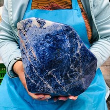 13.35LB Natural Beautiful Blue Vein Stone Crystal Mineral Specimen Healing 5896 picture