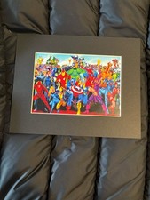 Marvel Superhero’s 5x7 Picture/ Black 8x10 Mat picture