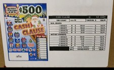Cash Clause Chips Pull Tab Game picture