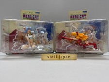[USED] SEGA Evangelion Poyoyon Rock Ayanami Rei & Asuka Langley Aerocat Figure picture